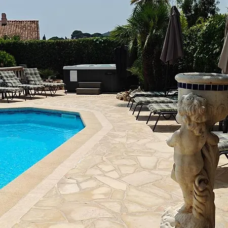 Villa Plein Sud Piscine Spa Climatisation Parking Prive Calme Et Detente-2